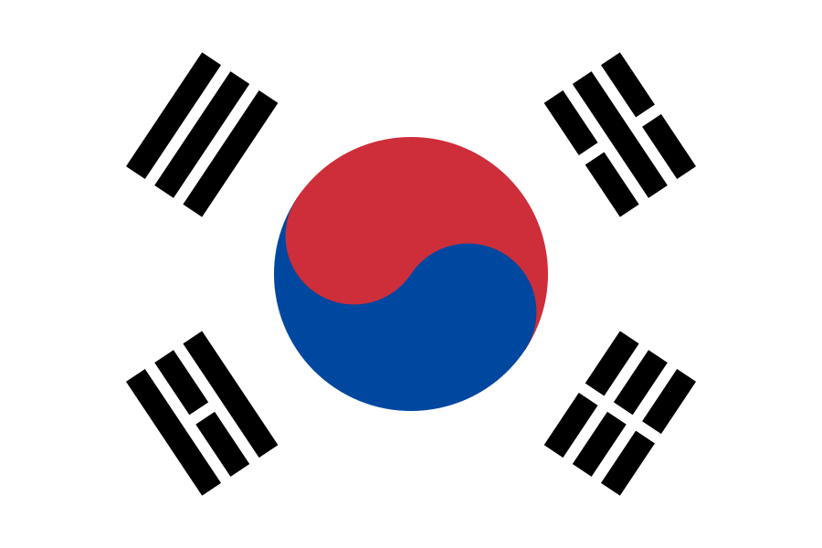 Drapeau de la Corée du Sud