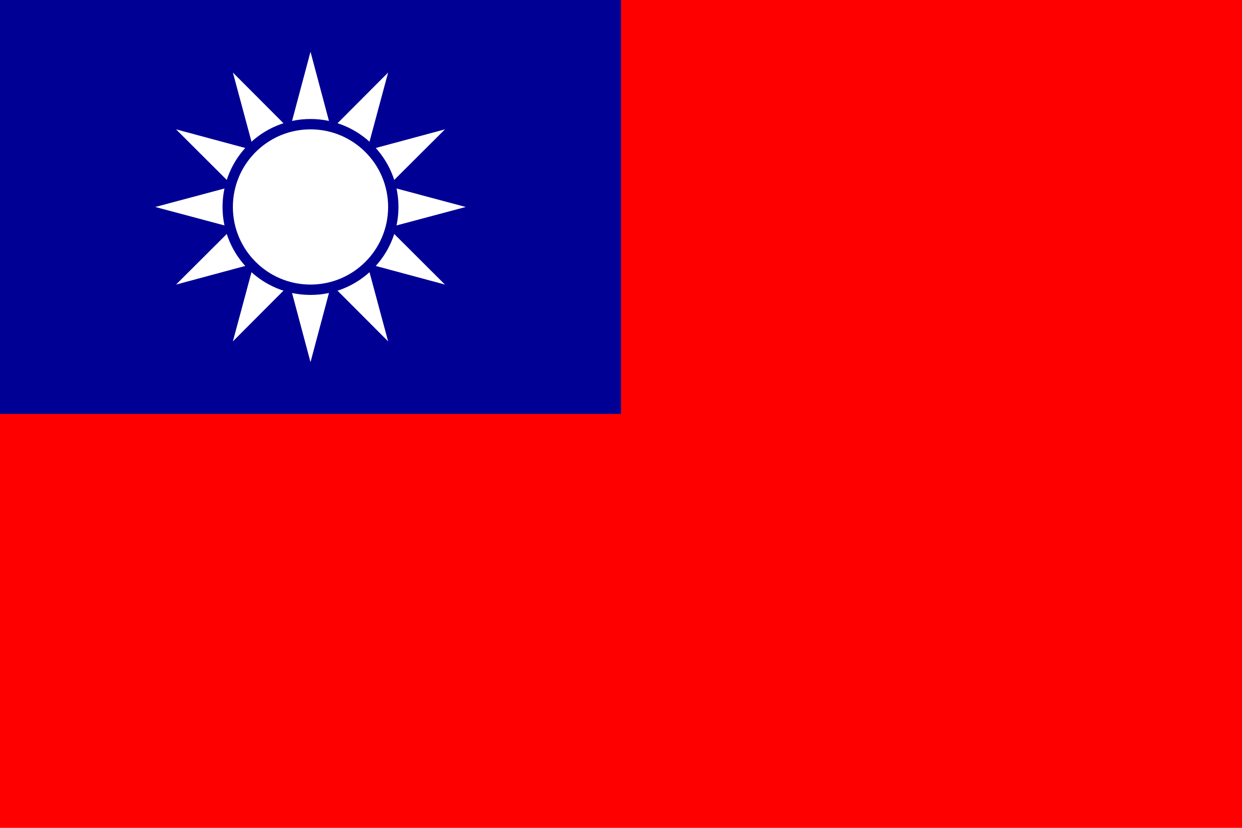 Drapeau de Taïwan