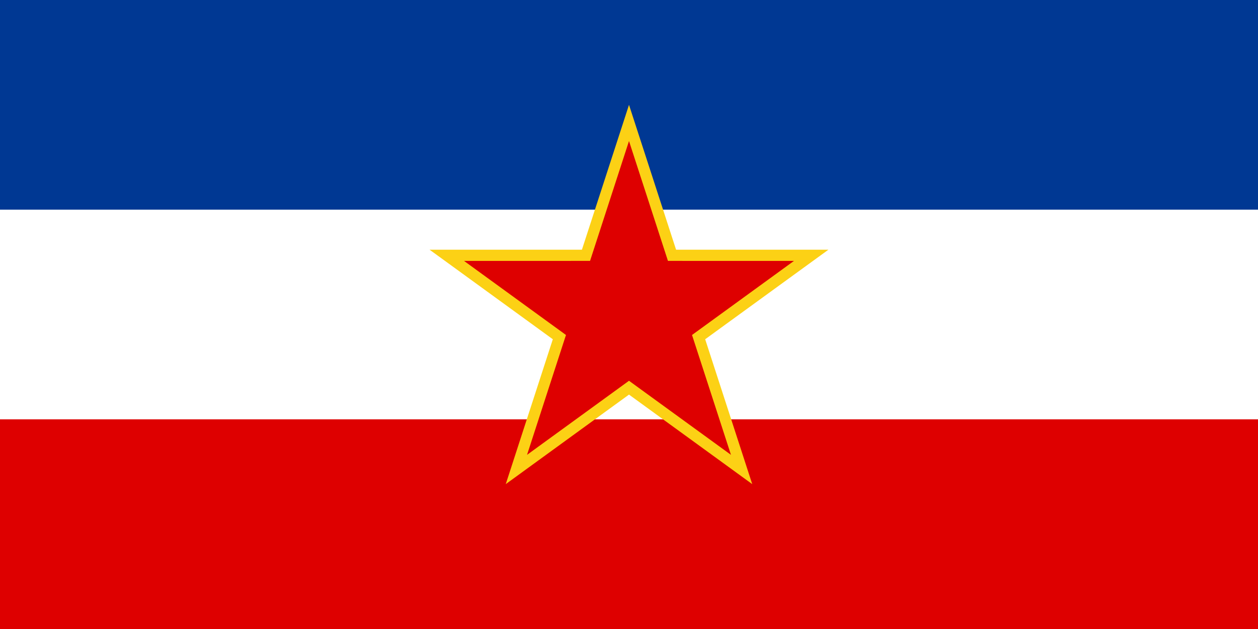 Drapeau de la Yougoslavie